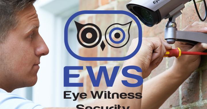 eye witness security logo mockup