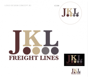 jkl freight lines logo concepts