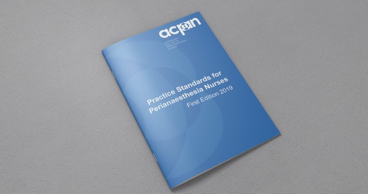 practice standards for perianaesthesia nurses booklet mockup