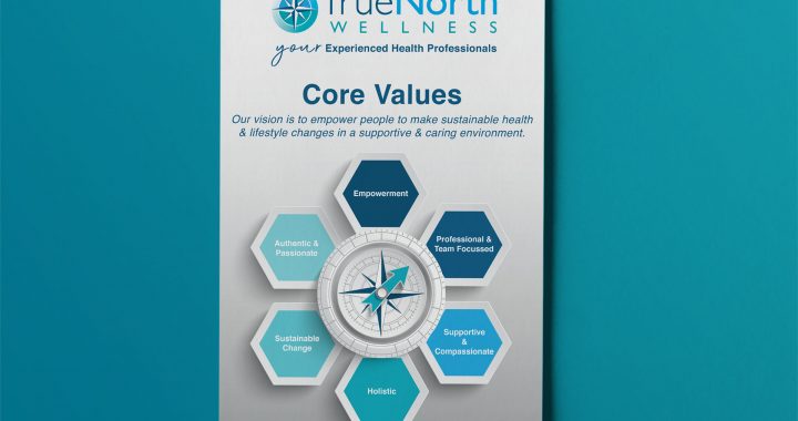True north west core values brochure mockup