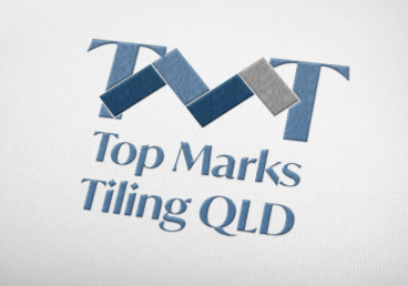 Top marks tiling logo mockup