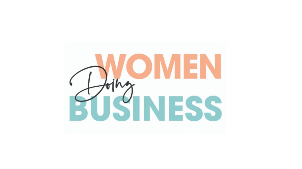 women doing business logo